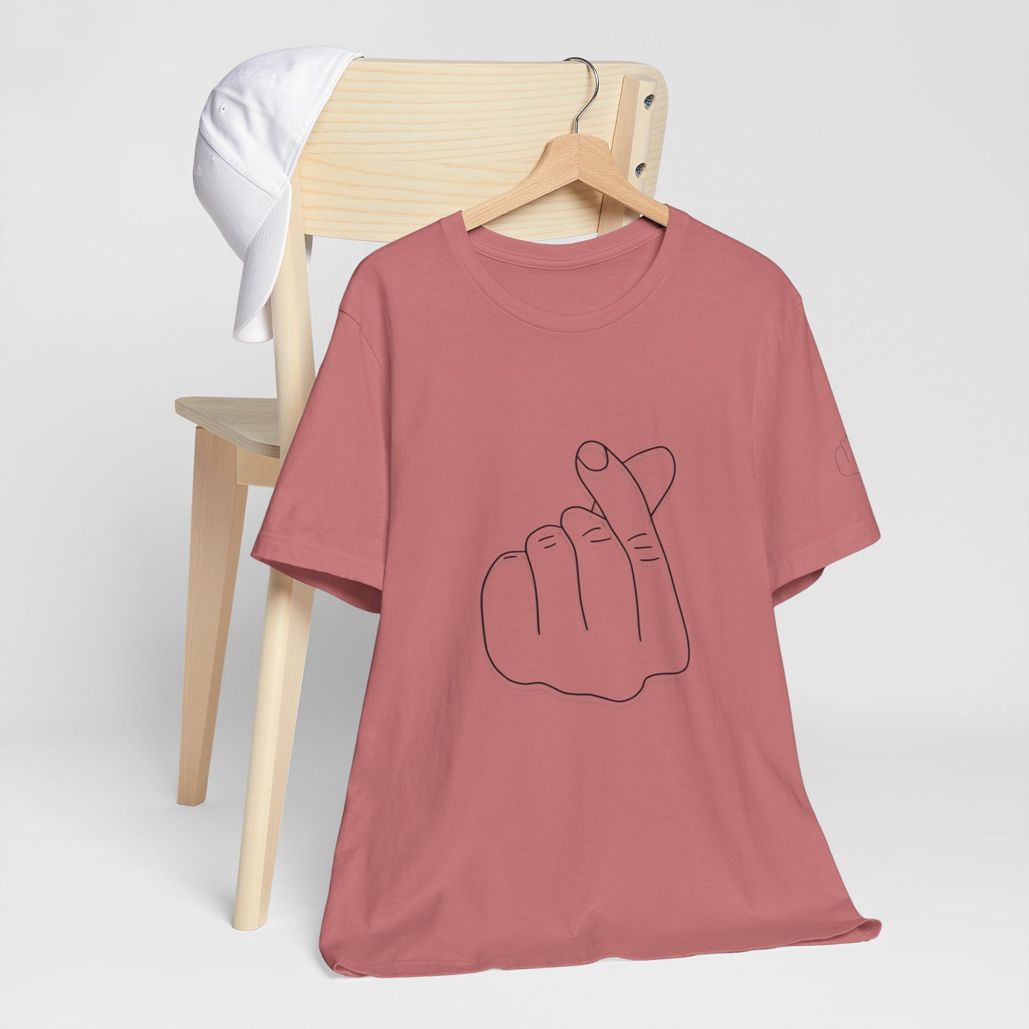 Minimalist Hand Sign Unisex Tee | Casual Everyday Wear | Perfect for Gift Givers