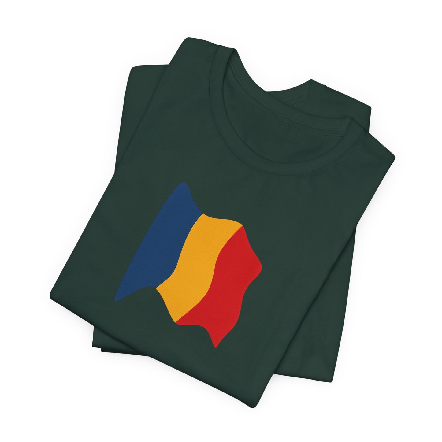 Romanian Flag Unisex Short Sleeve Tee, Casual Shirt, Travel T-Shirt, Gift for Romanians, Summer Outfit, Everyday Wear