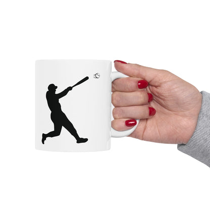 Baseball Ceramic Mug for Athletes, Motivational Gift for Coaches, Perfect for Birthdays, Team Events, or Just for Coffee Lovers