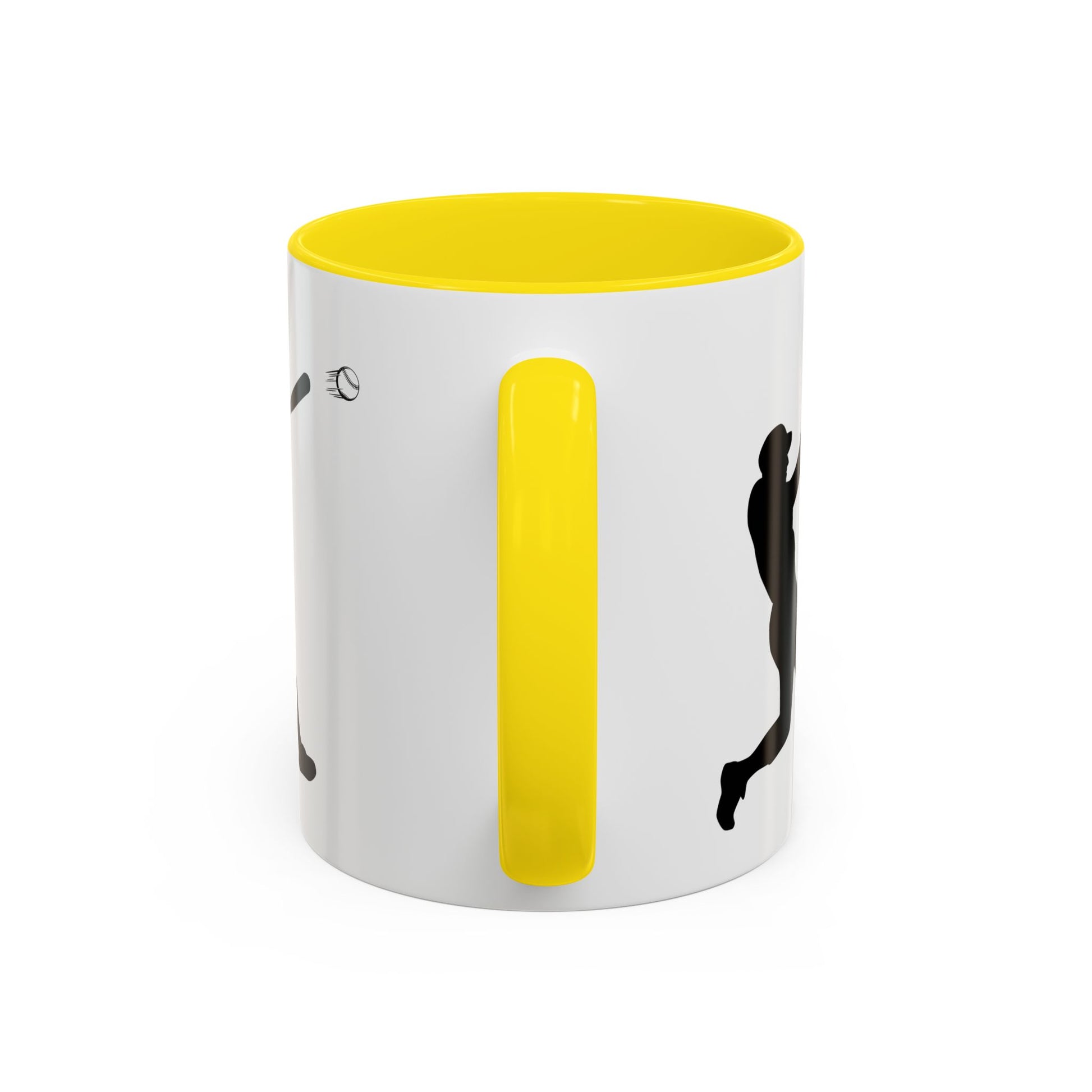 Baseball Player Accent Coffee Mug, Sports Gift, Baseball Lover Mug, Unique Coffee Cup, Personalized Sports Mug - TRV