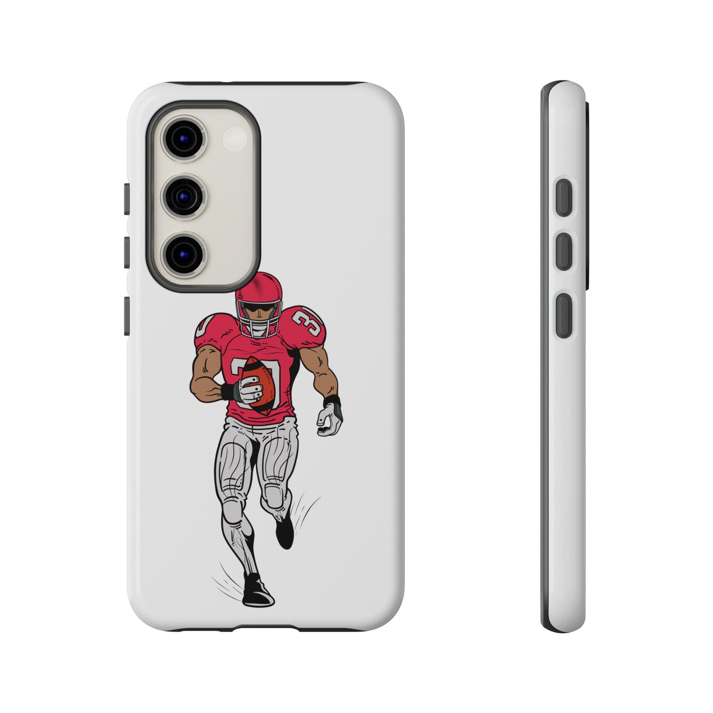 Football Player Tough Case, Sports Phone Cover, Athlete Gift, Tough Phone Case, Fall Sports, Football Lover's Accessory - TRV