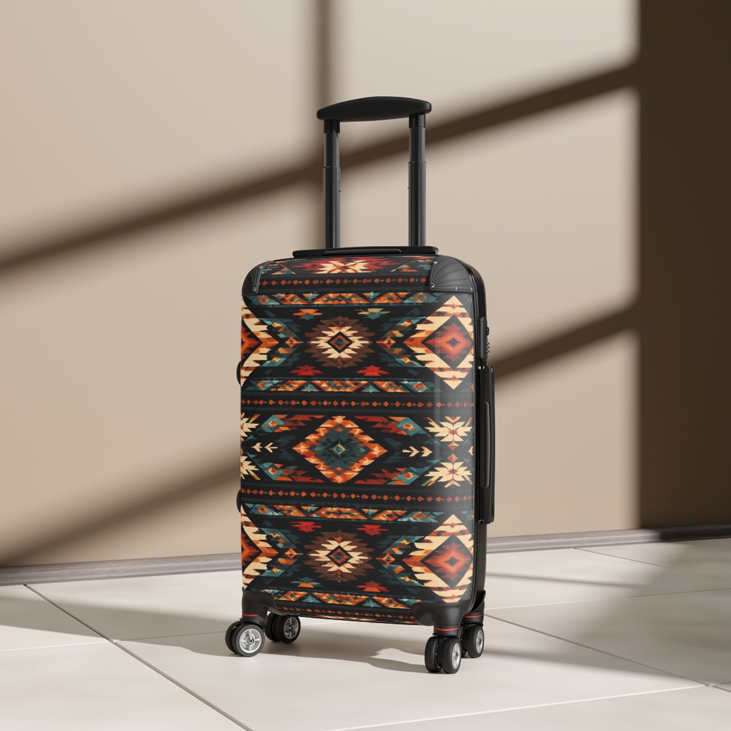 Southwest Aztec Pattern Carry-On Suitcase — Tribal Travel Luggage