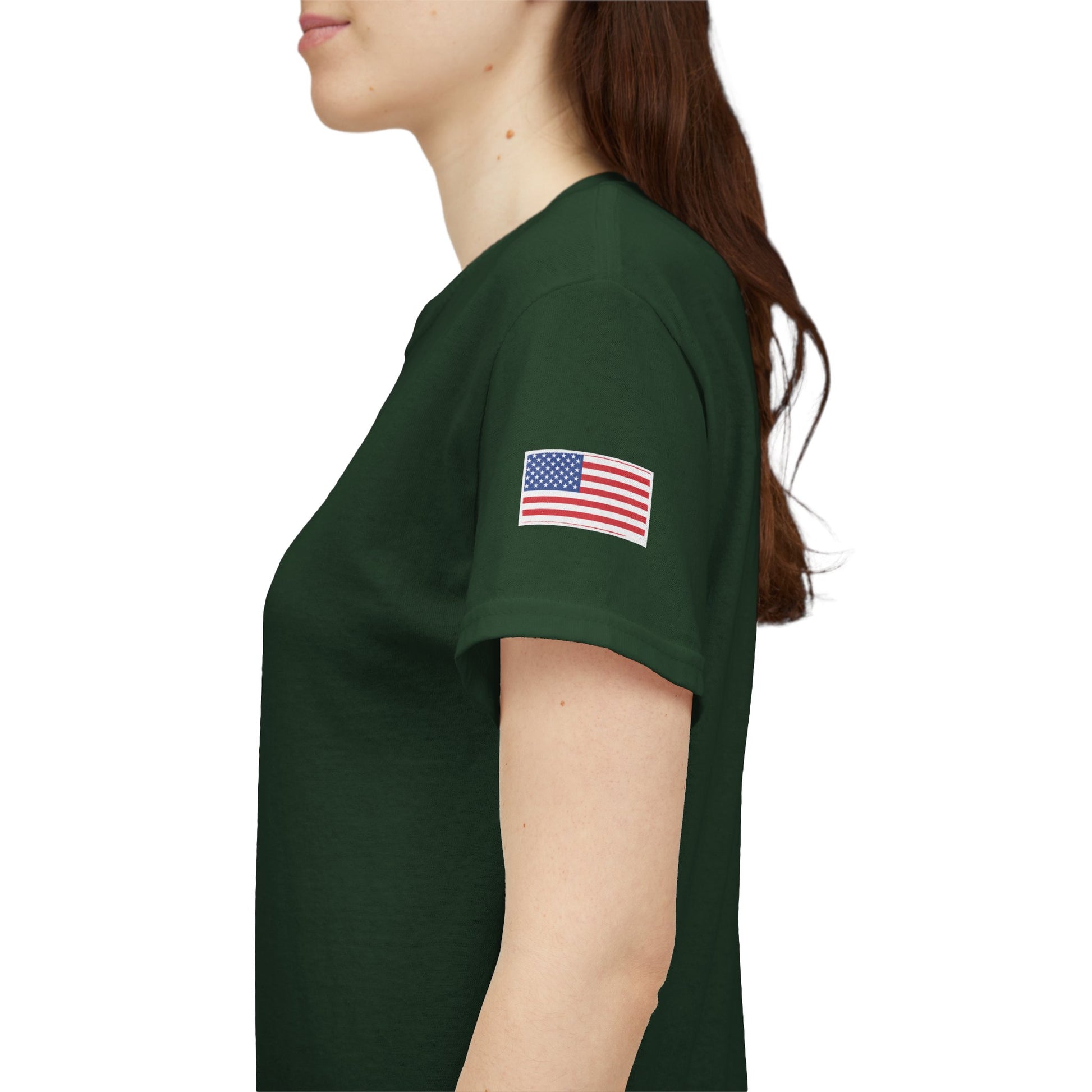 Freedom script tee | T-Shirt, American flag sleeve - TRV