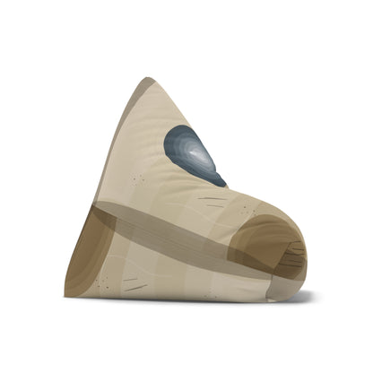 Desert Sand Abstract Pattern Bean Bag Chair Cover | Neutral Boho Living Room - TRV
