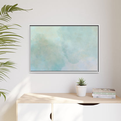 Soft Abstract Pastel Watercolor Matte Canvas