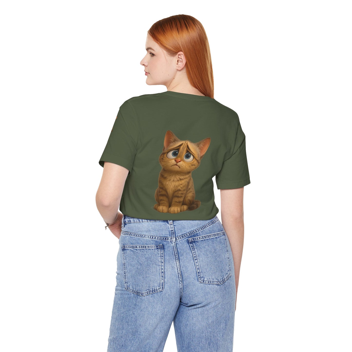 Adorable Cat Graphic Tee, Cute Pet Lover Shirt, Animal Lover Gift, Funny Cat Apparel, Birthday, Christmas, Everyday Use - TRV
