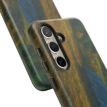 Artistic Phone Case by Tough Cases, Nature-Inspired Phone Protection, Unique Gift for Nature Lovers, Stylish Accessory, Fall Aesthetic - TRV