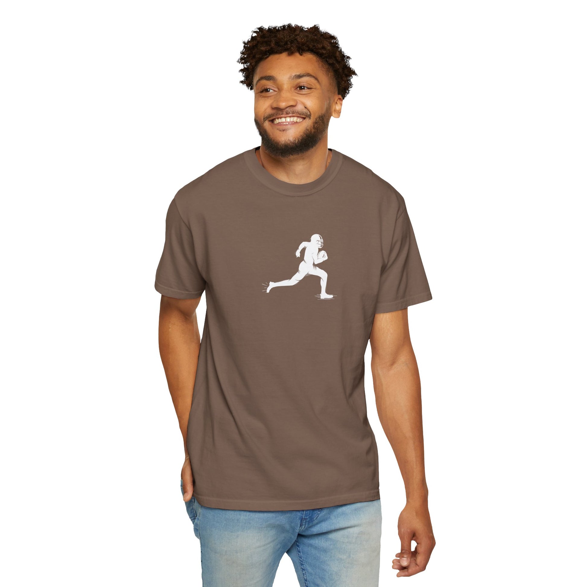 Unisex Football Player T-Shirt | Comfortable Sports Tee, Gift for Runners, Casual Wear, Workout Clothing, Everyday Style - TRV