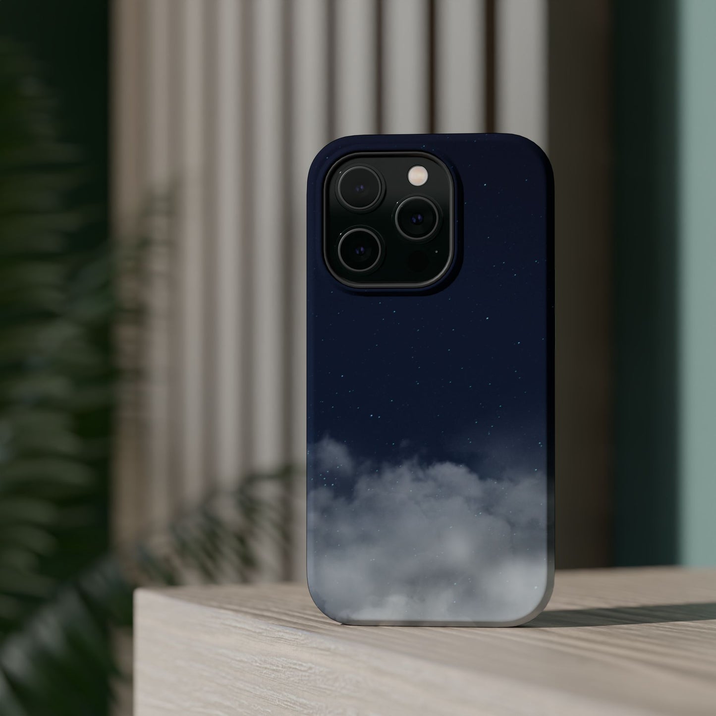 Night Sky Magnetic Impact-Resistant Phone Case — Foggy Cloud Design