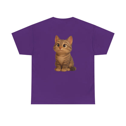 Adorable Cat Graphic Tee, Cute Pet Lover's Shirt, Animal Lover's Gift, Cozy Everyday T-Shirt, Perfect for Cat Lovers