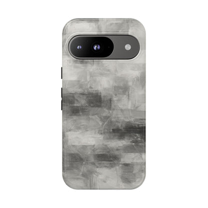 Stylish Phone Case for Tough Protection, Marble Grey Design, Customizable Gift for Her, Unisex Mobile Accessory, Birthday Present, [...] - TRV