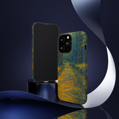 Artistic Phone Case for Nature Lovers, Tough Cases, Vibrant Design, Gift for Friends, Phone Accessories, Unique Artwork - TRV