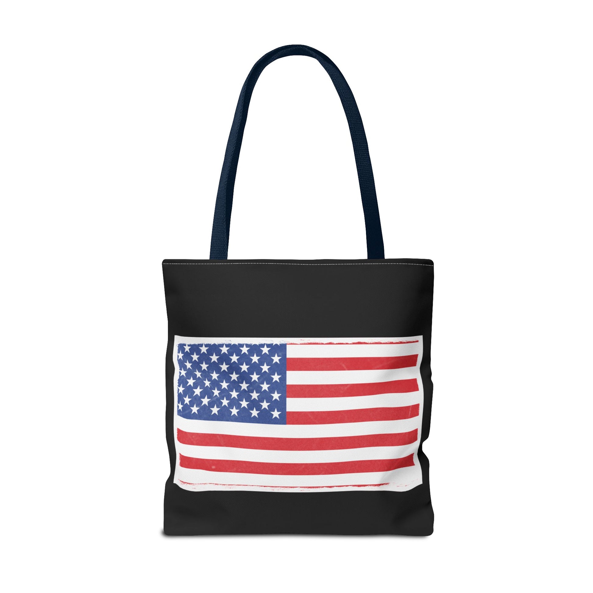Patriotic Tote Bag, American Flag Carryall, Beach Bag, Reusable Shopping Tote, Independence Day Gift - TRV