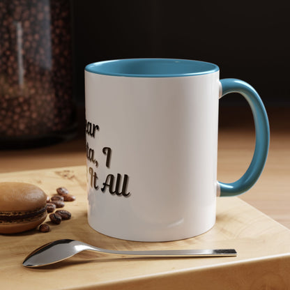 Dear Santa Accent Coffee Mug - Fun Holiday Mug for Christmas Enthusiasts - TRV