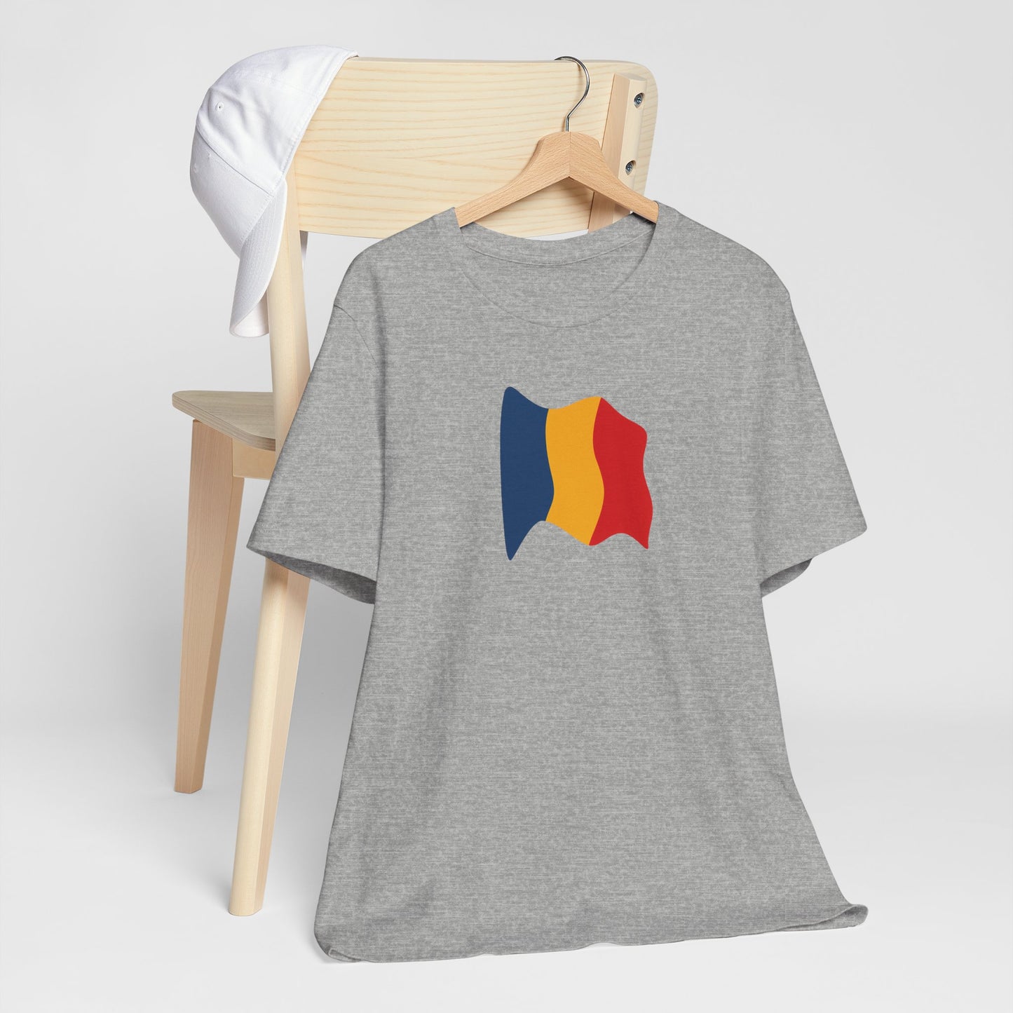 Romanian Flag Unisex Short Sleeve Tee, Casual Shirt, Travel T-Shirt, Gift for Romanians, Summer Outfit, Everyday Wear