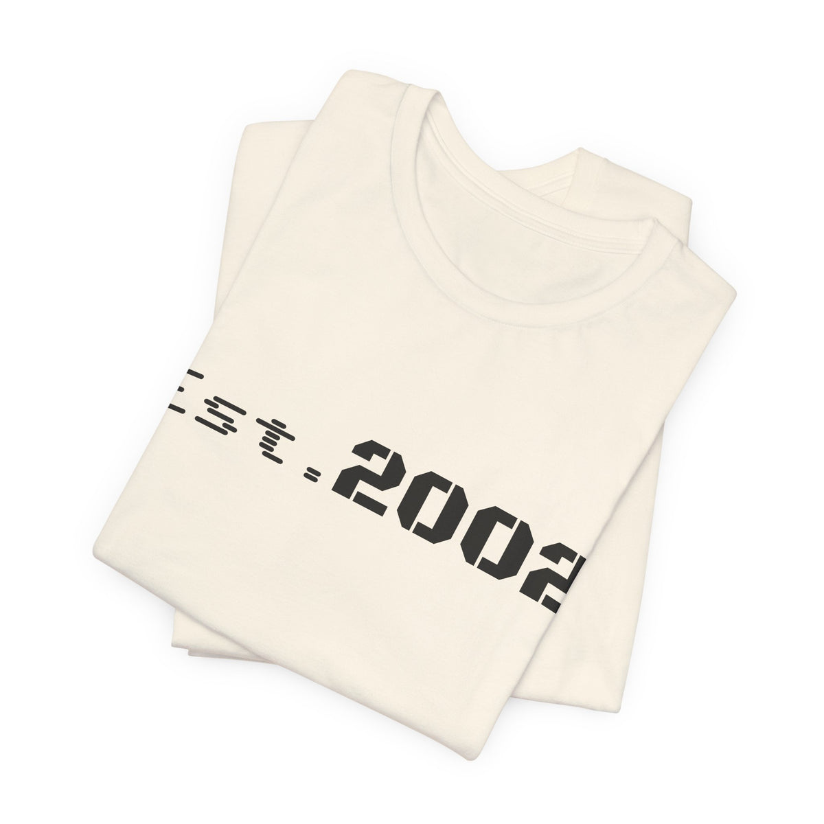 Vintage Est. 2002 Printify T-shirt featuring anniversary design and bold text on soft cotton fabric.