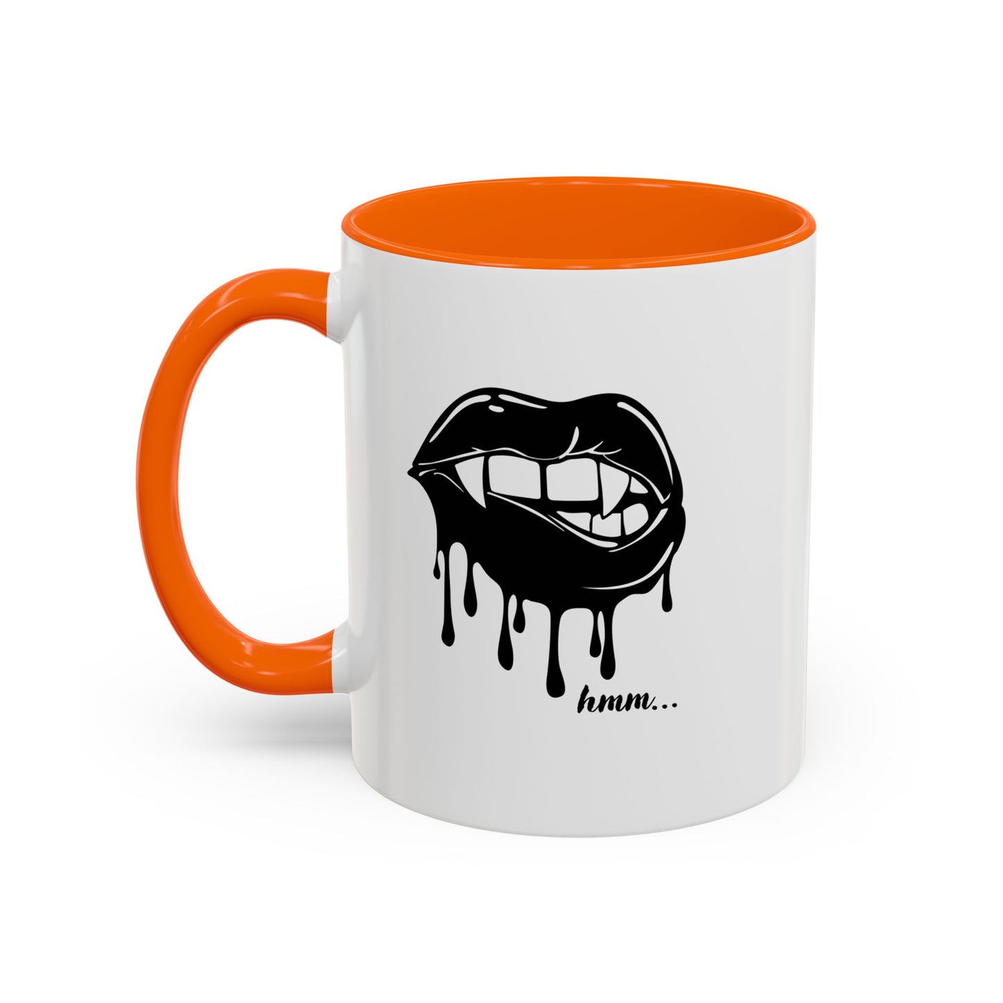 Vampire Lip Accent Coffee Mug - 11oz & 15oz - Unique Halloween Gift