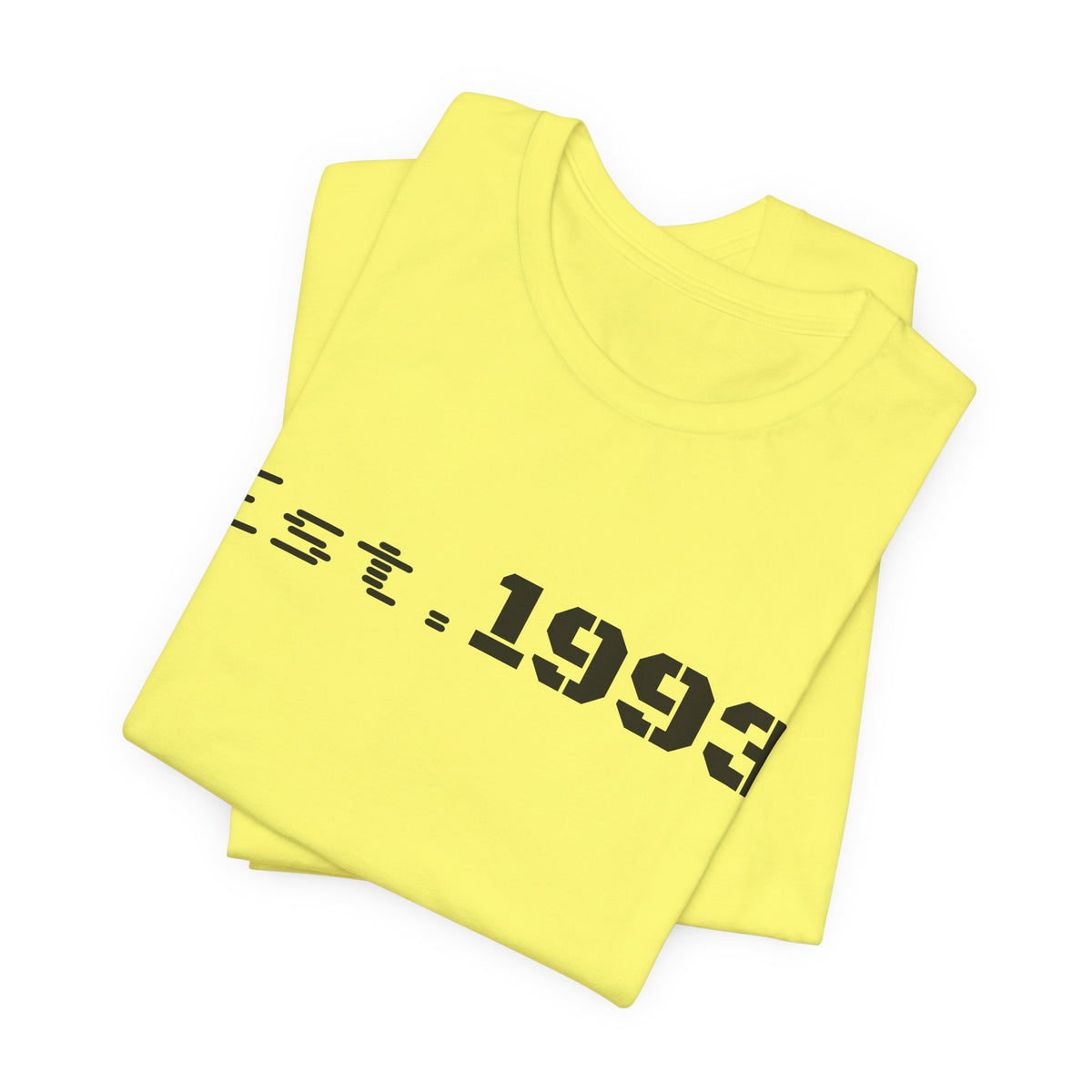 Vintage 1993 Est. T-Shirt by Printify featuring a classic "Born in 1993" design, casual unisex cotton tee for everyday wear.