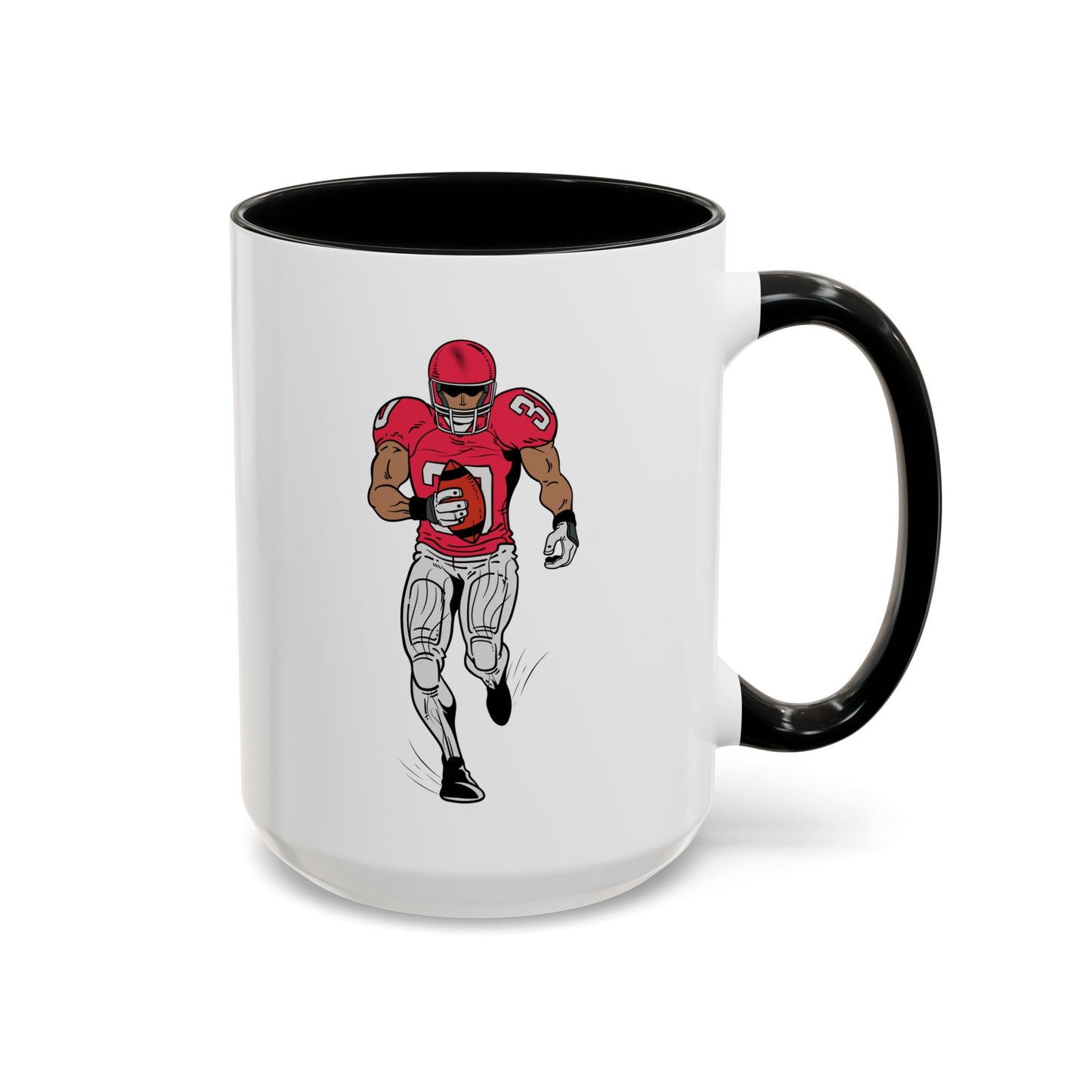 Football Player Coffee Mug, Sports Fan Gift, Motivational Coffee Cup, Game Day Mug, Unique Sports Merchandise