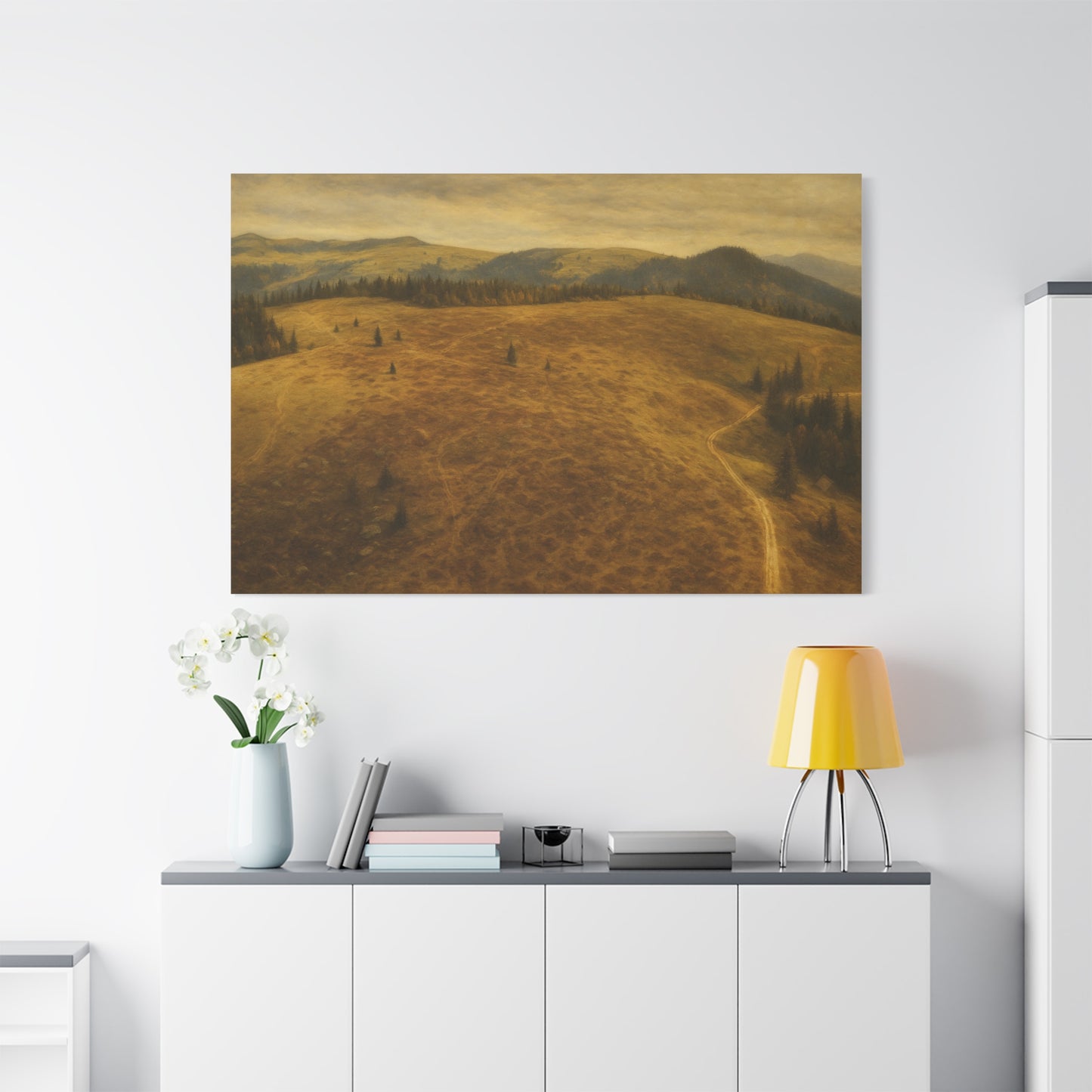 Stretched Canvas Art Print, Landscape Wall Decor, Nature Photography, Rustic Home Decor, Gifting, Earthy Art - TRV