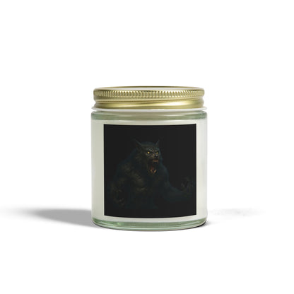 Mystical Creature Scented Candle, Hand-Poured Coconut Apricot Wax, Home Decor, Unique Gift, Halloween, Relaxation, Aromatherapy - TRV