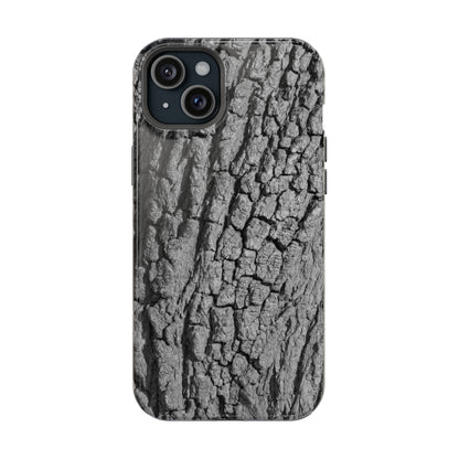 Bark Texture Magnetic Impact Phone Case