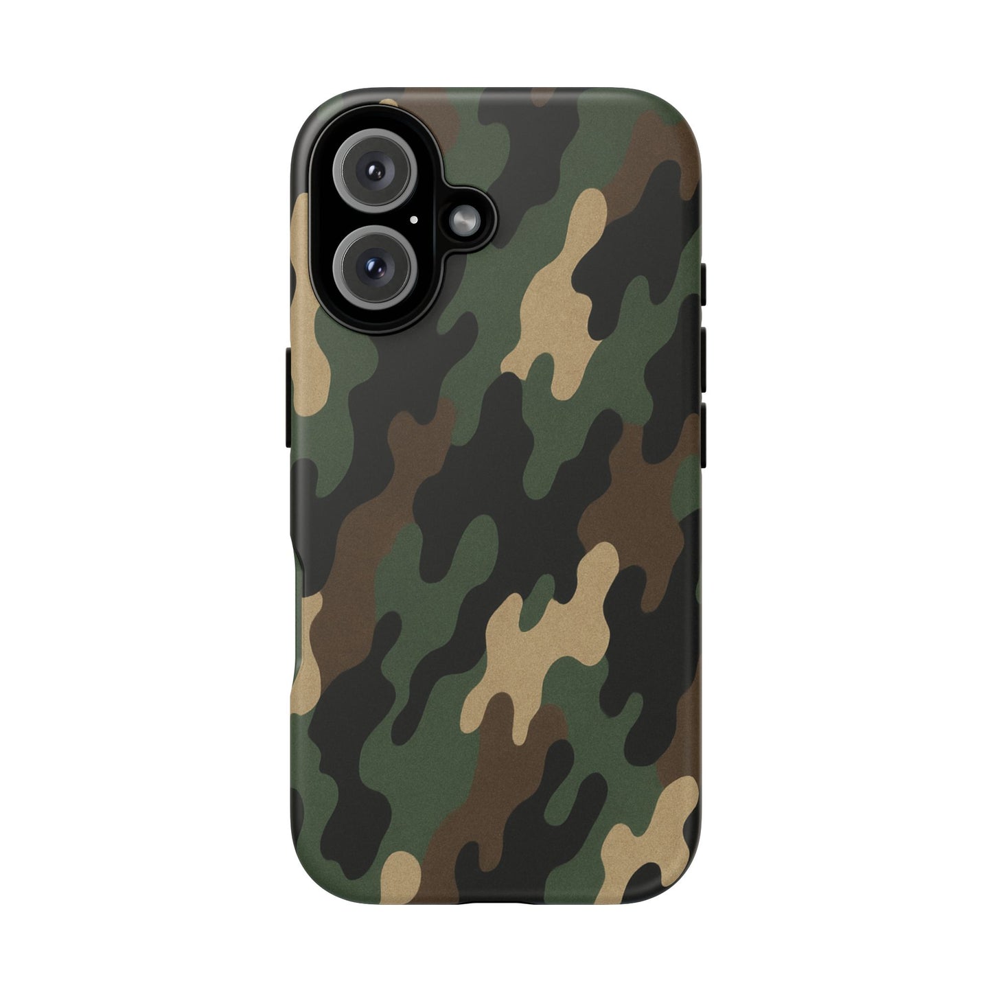 Camouflage tough phone case by Printify, rugged protective cover with camo pattern for durable smartphone protection.