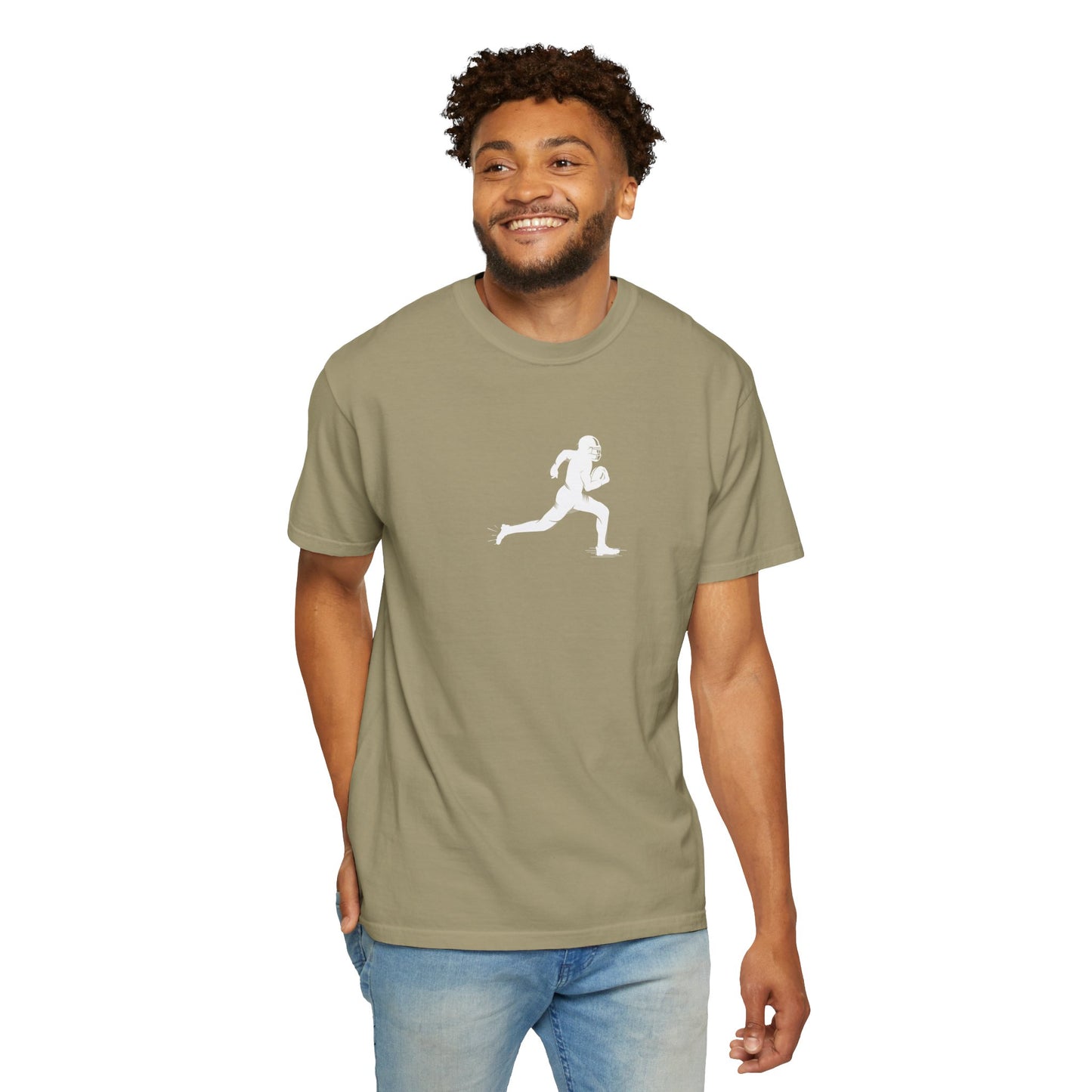 Unisex Football Player T-Shirt | Comfortable Sports Tee, Gift for Runners, Casual Wear, Workout Clothing, Everyday Style - TRV