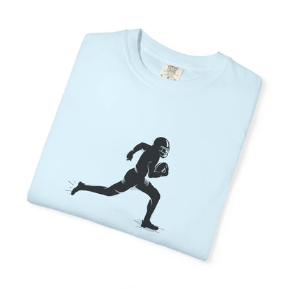 Football Player Graphic Unisex T-Shirt, Casual Sports Tee, Gift for Athletes, Workout Shirt, Everyday Wear, Unique Running Apparel