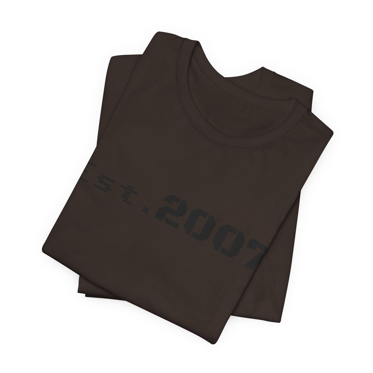 Printify vintage Est. 2007 T-shirt featuring a classic design and comfortable cotton fabric, perfect for casual wear.