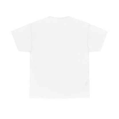Graphic tee featuring a dripping lips "hmm..." bite design on a black T-shirt by Printify.