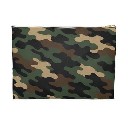 Camouflage Accessory Pouch - Chic Camo Makeup Bag, Gear Organizer, Travel Essentials, Military Style, Gift for Him/Her