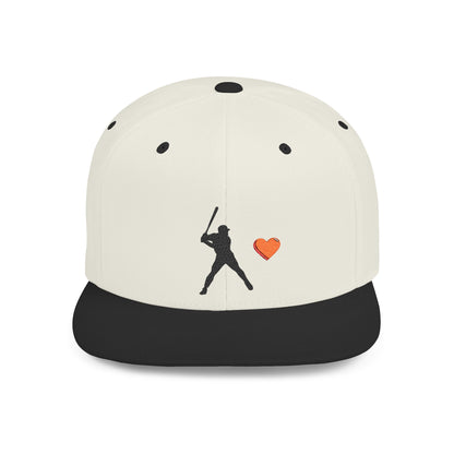 Baseball Love Snapback Hat | Gift for Sports Fans, Casual Wear, Team Spirit, Father's Day, Birthday, Outdoor Activities - TRV