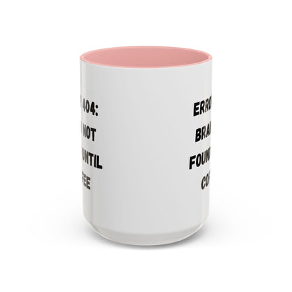 Error 404 Coffee Mug - Perfect for Your Daily Brew, Gift for Programmers, Humor for Coffee Lovers, Office Desk Decor, Nerdy Kitchenware