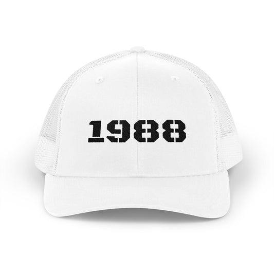 Vintage 1988 Snapback Trucker Cap, Retro Cap, Gift for Him, Father's Day, Birthday Cap, Casual Style, Trendy Hat - TRV