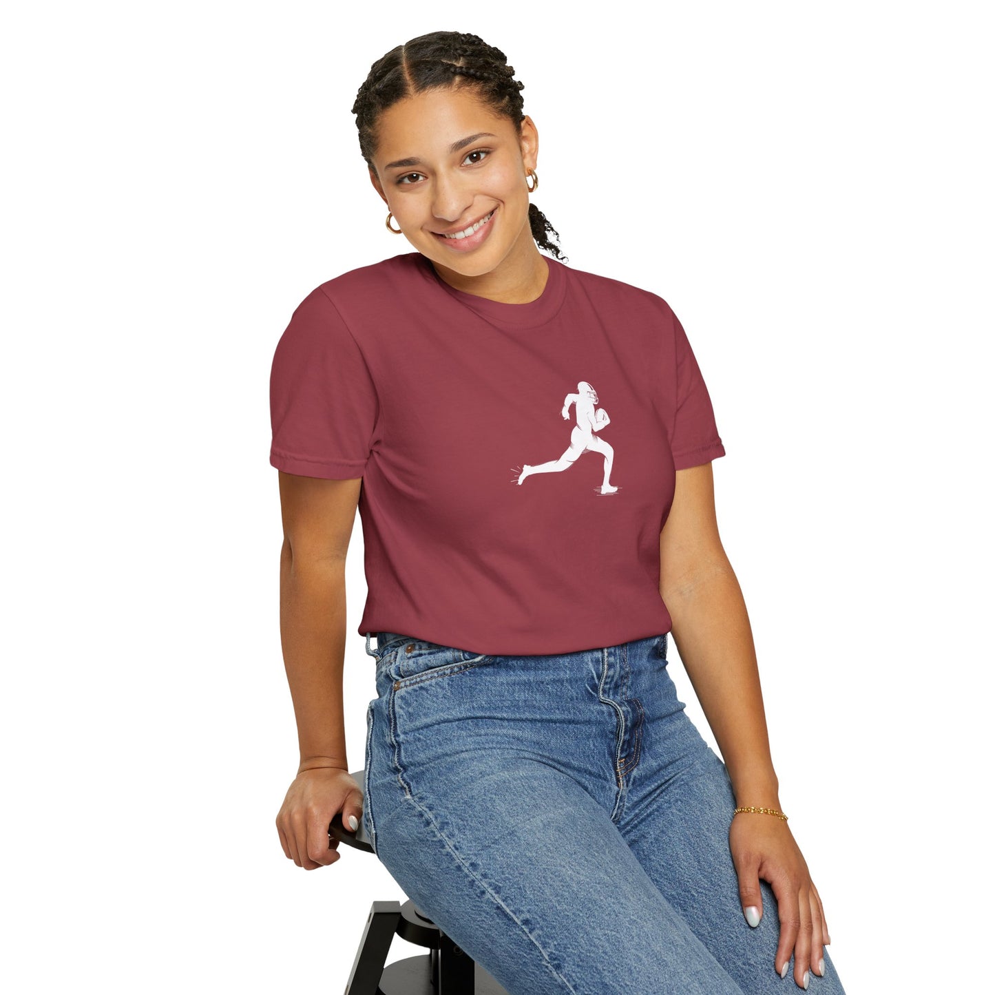 Unisex Football Player T-Shirt | Comfortable Sports Tee, Gift for Runners, Casual Wear, Workout Clothing, Everyday Style - TRV