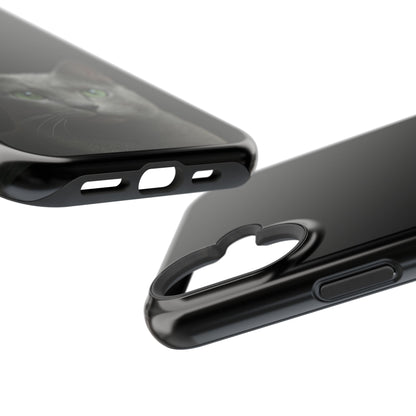 Russian Blue Cat Phone Case — Magnetic Impact-Resistant iPhone Cover
