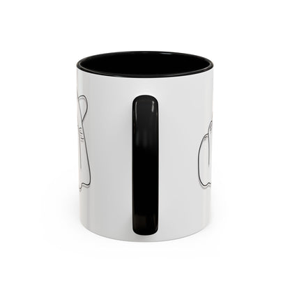K-Pop Accent Mug - Love Gesture Design (11oz, 15oz), Korean Pop Coffee Cup, K-Pop Lover Gift, Cute Drinkware, Unique Mug
