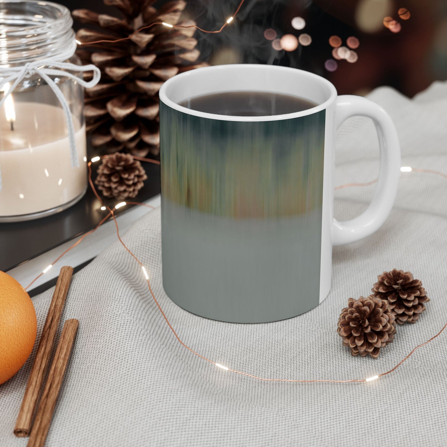 Serene Nature Ceramic Mug - 11oz & 15oz - Perfect Gift for Nature Lovers - TRV