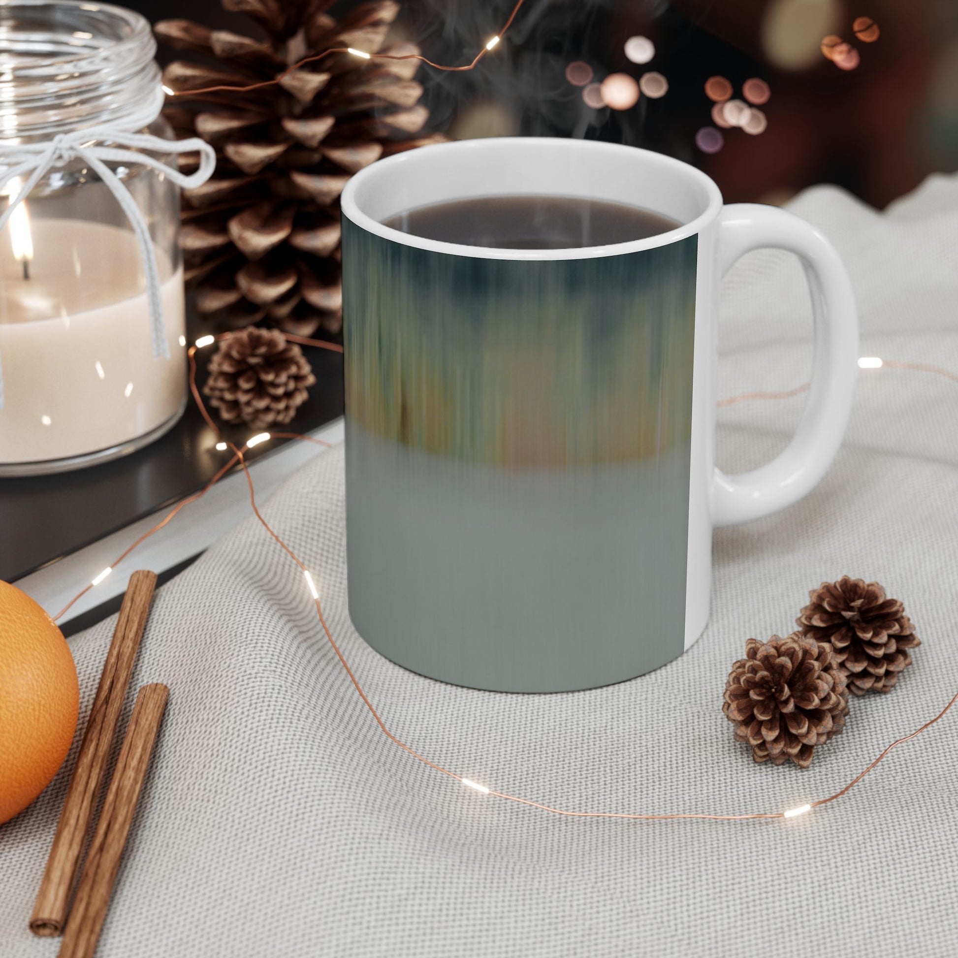 Serene Nature Ceramic Mug - 11oz & 15oz - Perfect Gift for Nature Lovers - TRV