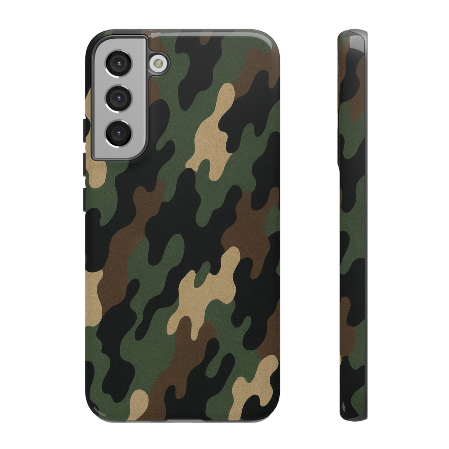 Camouflage Phone Case, Tough Cases, Military Style, Unique Phone Accessories, Gift for Him, Durable Phone Cover - TRV