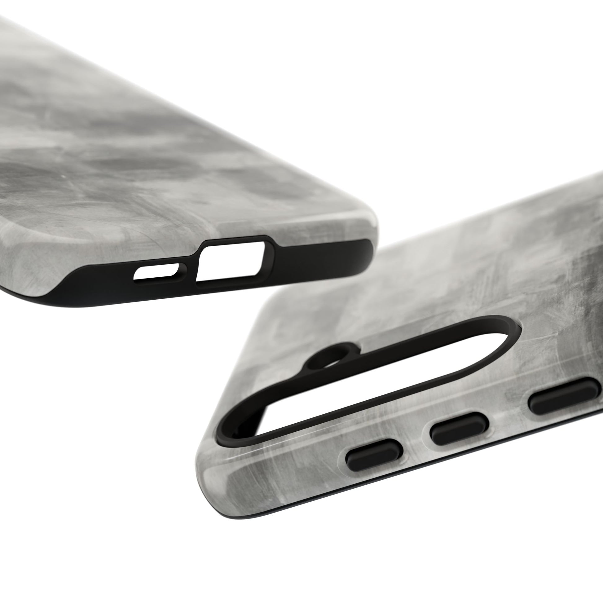 Stylish Phone Case for Tough Protection, Marble Grey Design, Customizable Gift for Her, Unisex Mobile Accessory, Birthday Present, [...] - TRV