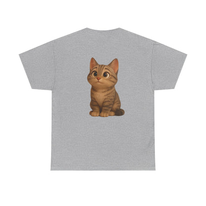 Adorable Cat Graphic Tee, Cute Pet Lover's Shirt, Animal Lover's Gift, Cozy Everyday T-Shirt, Perfect for Cat Lovers