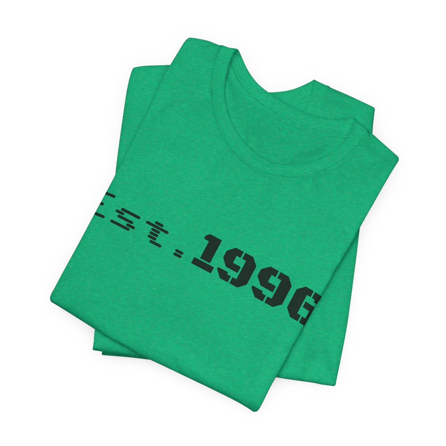 Vintage Est. 1996 T-shirt by Printify featuring a classic design, perfect for birthday gift or casual wear.