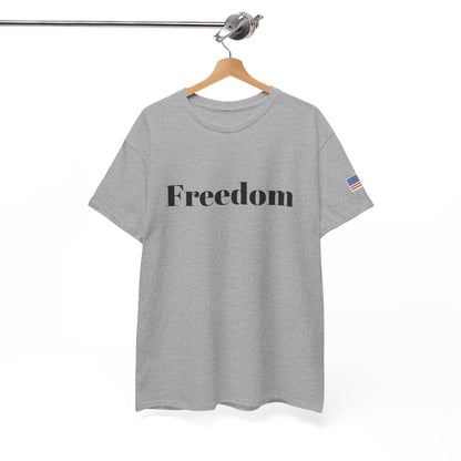 Freedom script tee | T-Shirt, American flag sleeve - TRV