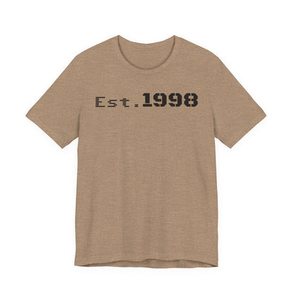 Vintage Est. 1998 Tee - Retro Unisex Shirt for Birthdays, Gifts, Everyday Wear, Casual Style, Nostalgia - TRV