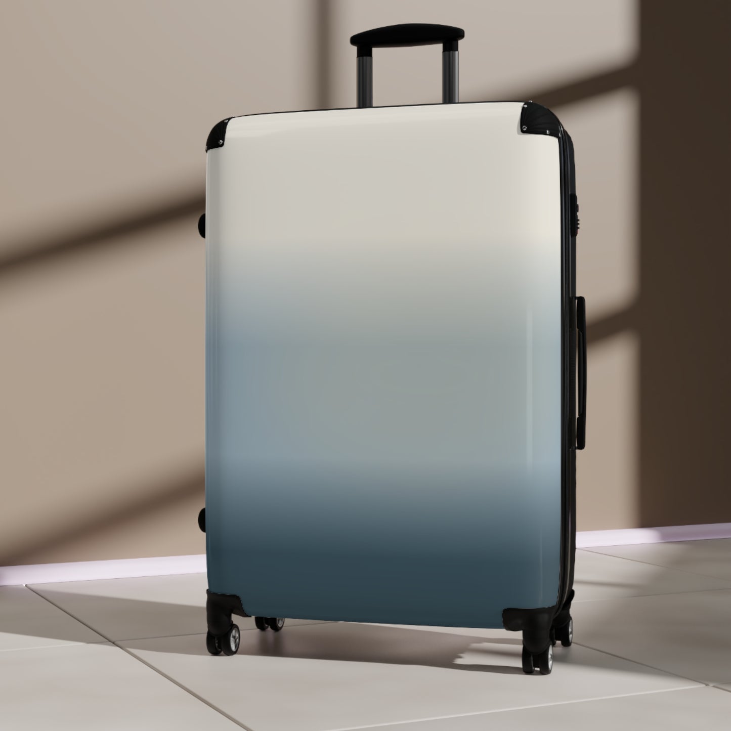 Gradient Carry-On Suitcase – Ombre Blue Travel Luggage
