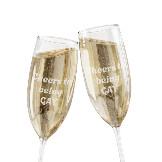 Engraved 8oz Champagne Flute — Personalized Wedding & Celebration Glass
