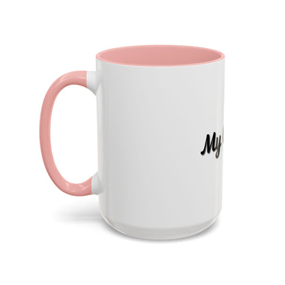 Personalized My Coffee Accent Mug - 11oz & 15oz Coffee Cups for Coffee Lovers - TRV