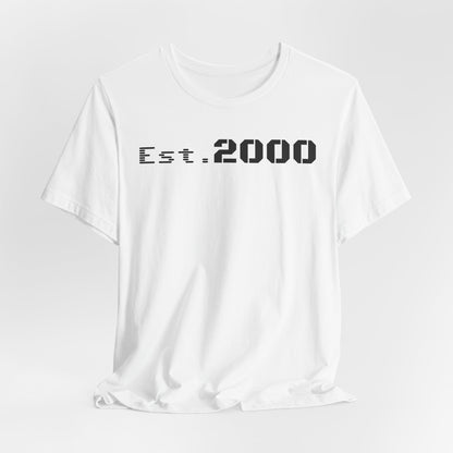 Est. 2000 T‑Shirt — Born in 2000 Retro Pixel Tee